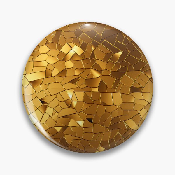 Item preview, Elegant Golden Mosaic designed and sold by Clock-Designer.