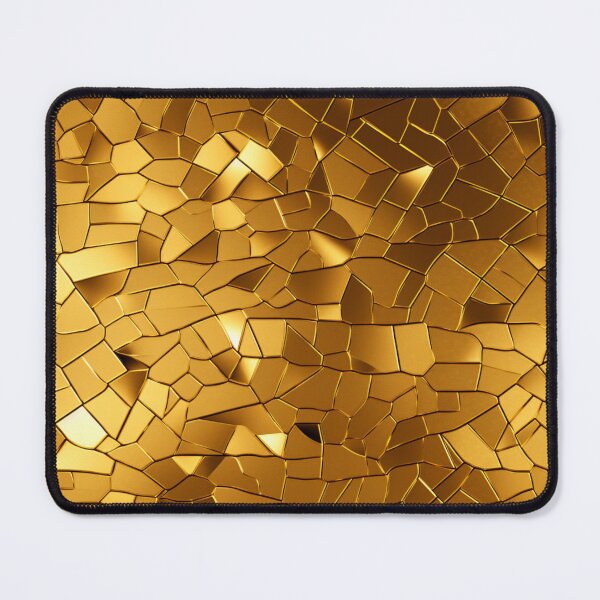 Item preview, Elegant Golden Mosaic designed and sold by Clock-Designer.