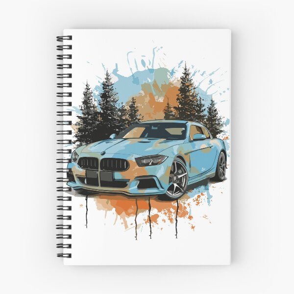 Item preview, Stunning Blue Car in the woods gift for him designed and sold by shirtsngoodies.