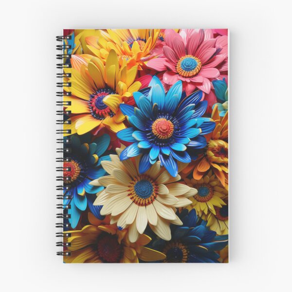 Item preview, Vibrant Multicolored Flowers designed and sold by Clock-Designer.