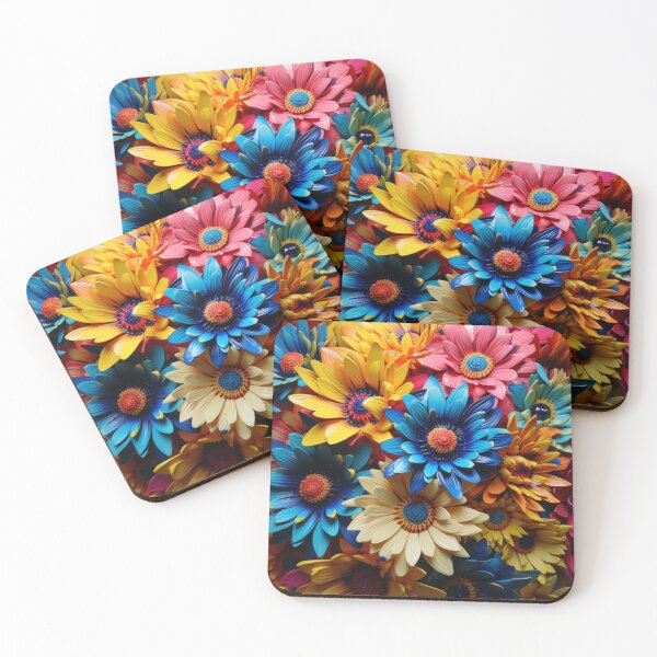 Item preview, Flores Multicolores Vibrantes designed and sold by Clock-Designer.