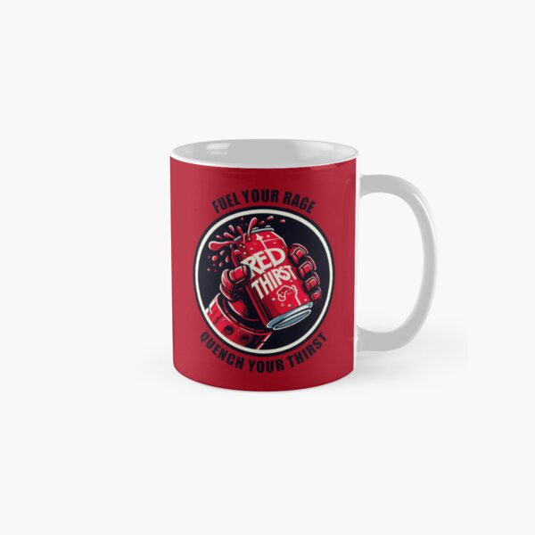 Aperçu de l'œuvre Boisson énergisante Soif Rouge créée et vendue par KejcoDesigns.