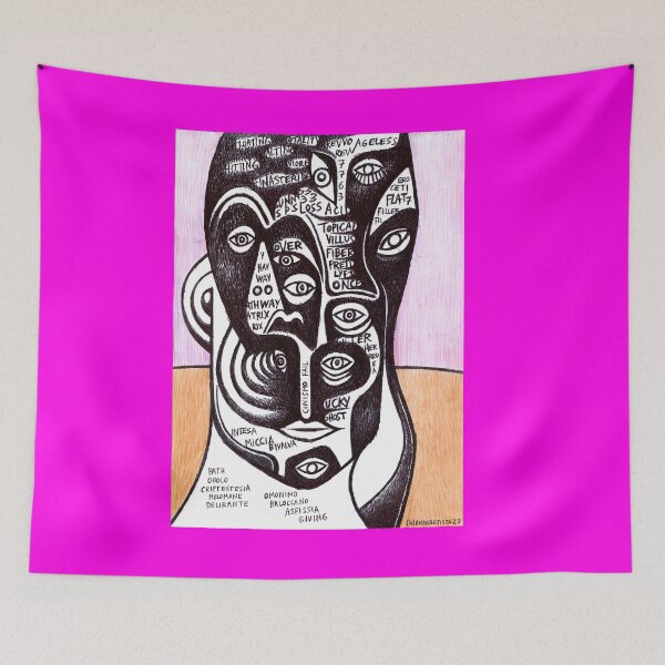 Item preview, Criptestesia melomane delirante – Entity N° 16007 - Outsider visionary art designed and sold by (b)ananartista SBUFF.