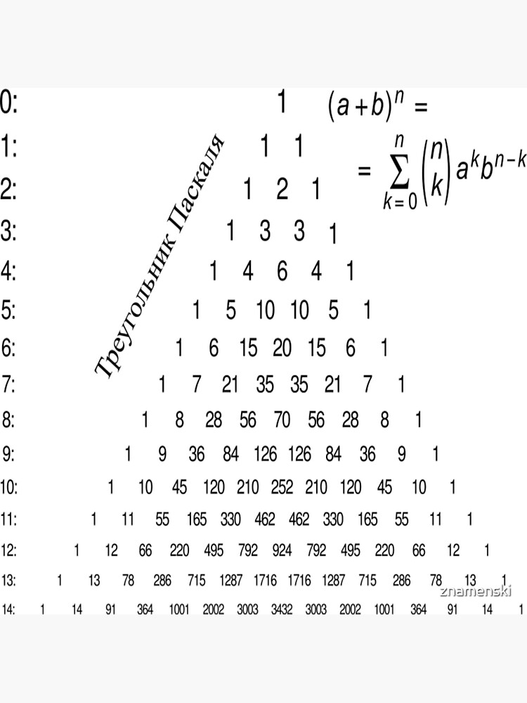 Pascal's Triangle, треугольник паскаля, #PascalsTriangle, #треугольникпаскаля, #PascalTriangle, #треугольник, #паскаля, #Pascal, #Pascals, #Triangle, #Math, #Mathematics by znamenski