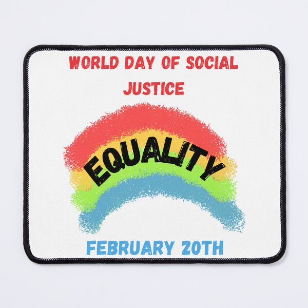 Item preview, World Day of Social Justice designed and sold by Gymfreak90.