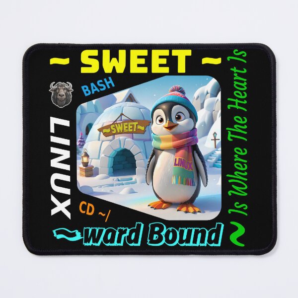 Item preview, Home Sweet Home - Linux humour - Penguin designed and sold by Image-Caption.