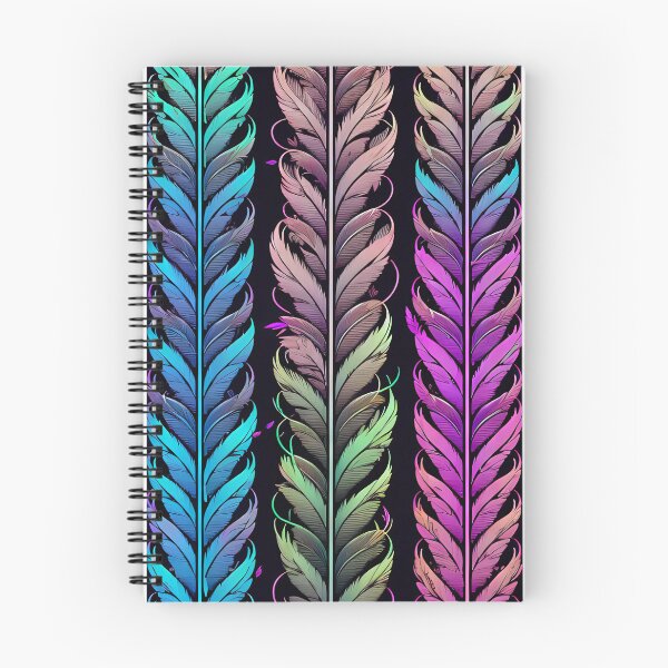 Item preview, Bright Feather Pattern designed and sold by TortugaIsland.