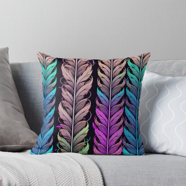 Item preview, Bright Feather Pattern designed and sold by TortugaIsland.