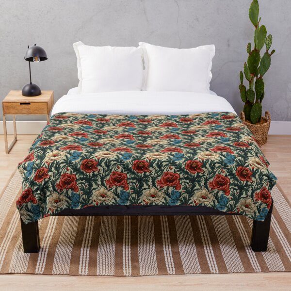 Item preview, William Morris Style Botanical Floral Pattern Repeating - Style 2 designed and sold by Eddie Chester.