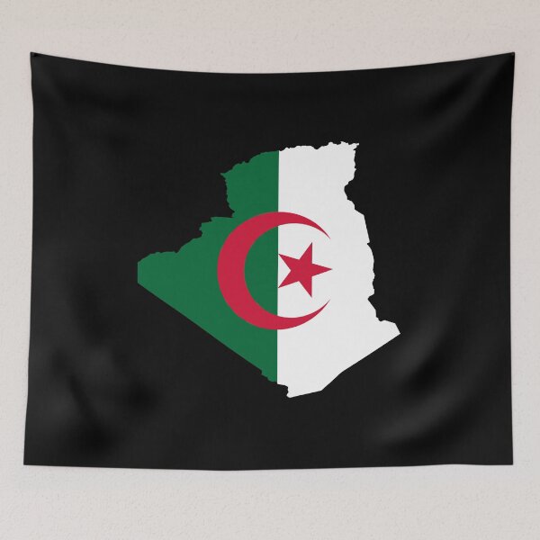 Item preview, Algeria Map designed and sold by feether-store.