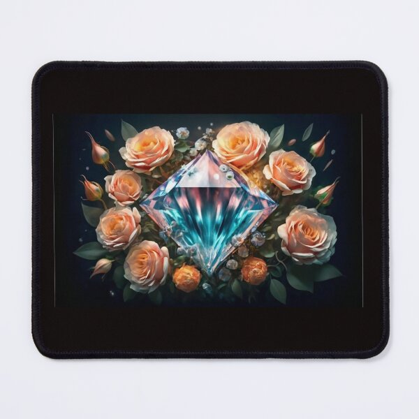 Item preview, Diamond inside with flowers designed and sold by Anna Stim.