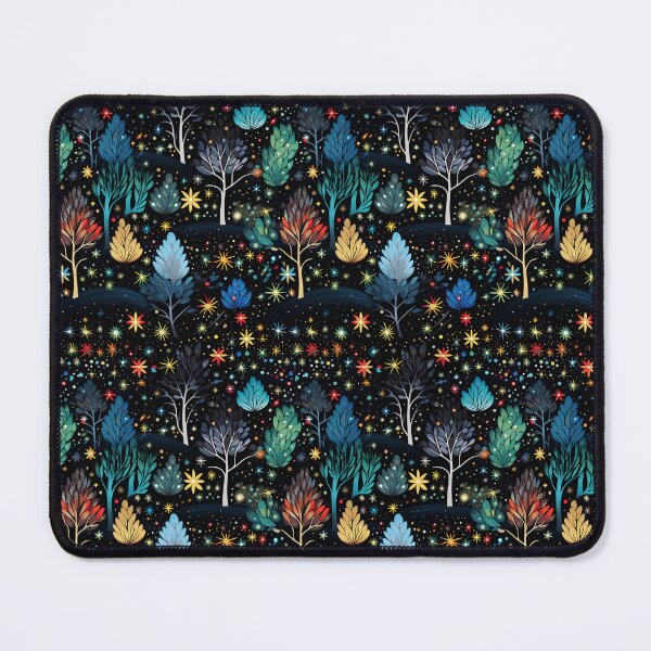 Item preview, Celestial Christmas Magic: Starry Night Seamless Pattern designed and sold by Moisky Patterns.