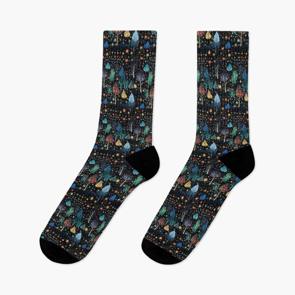 Item preview, Celestial Christmas Magic: Starry Night Seamless Pattern designed and sold by Moisky Patterns.