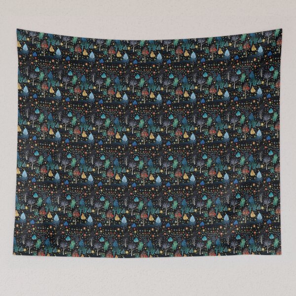 Item preview, Celestial Christmas Magic: Starry Night Seamless Pattern designed and sold by Moisky Patterns.