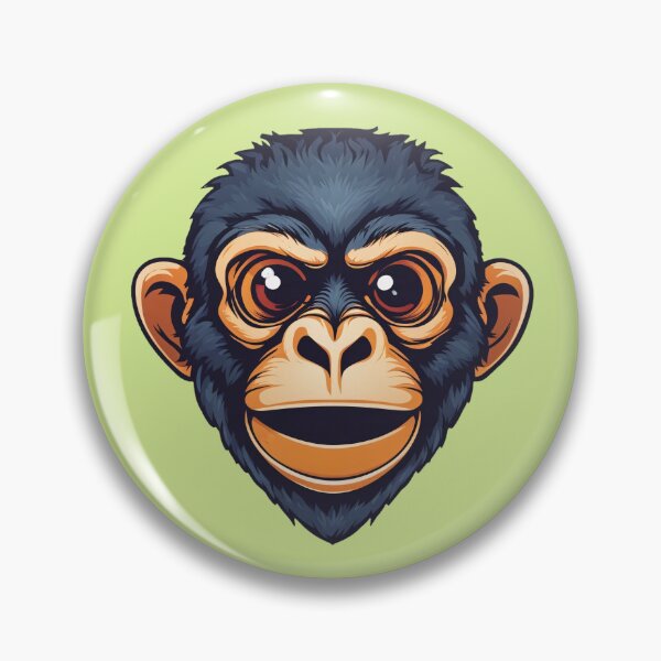 Item preview, Cheerful Chimpanzee with Sparkling Eyes designed and sold by Carlos Alves.