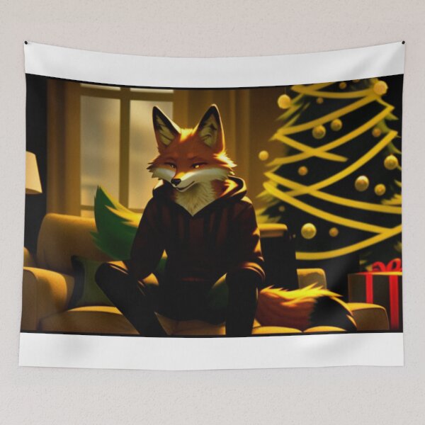 Artikelvorschau, Einsamer Fuchs an Weihnachten 2 entworfen und verkauft von TranceFox.