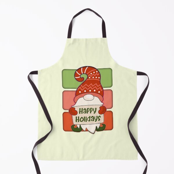 Item preview, Christmas Gnome Holding a Happy Holidays Sign designed and sold by franktact.