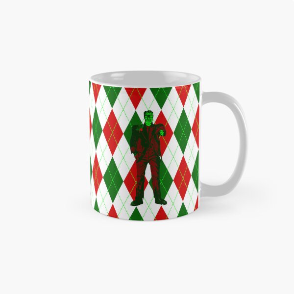 Item preview, ugly christmas frankenstein argyle plaid designed and sold by Gossip Rag.