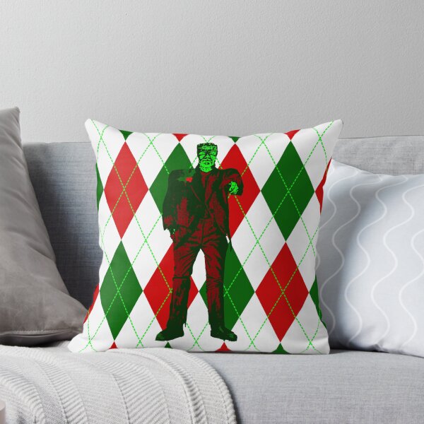 Item preview, ugly christmas frankenstein argyle plaid designed and sold by Gossip Rag.