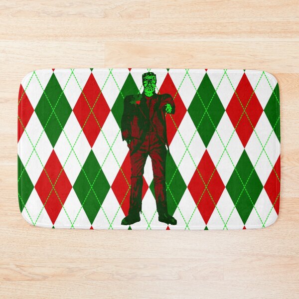 Item preview, ugly christmas frankenstein argyle plaid designed and sold by Gossip Rag.