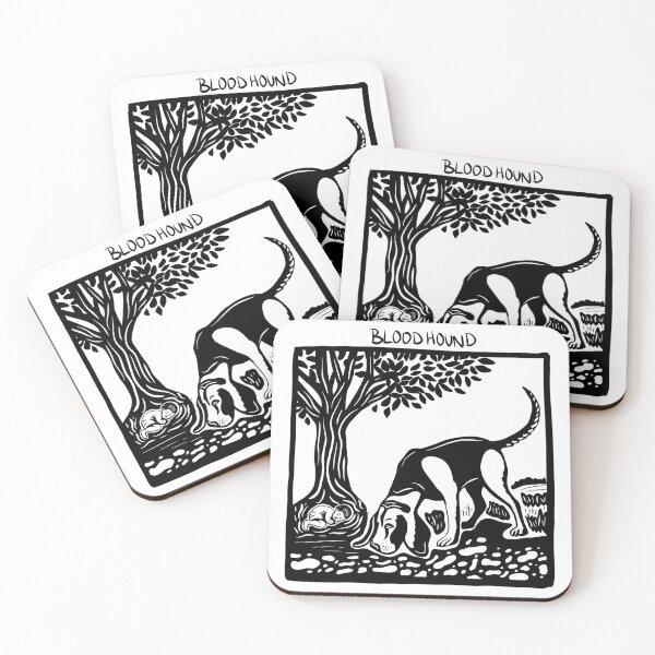 Item preview, Bloodhound Stamp Art designed and sold by BrinaDraws.