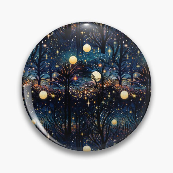 Item preview, Magical Memphis Christmas: Dreamy Starry Night Pattern designed and sold by Moisky Patterns.