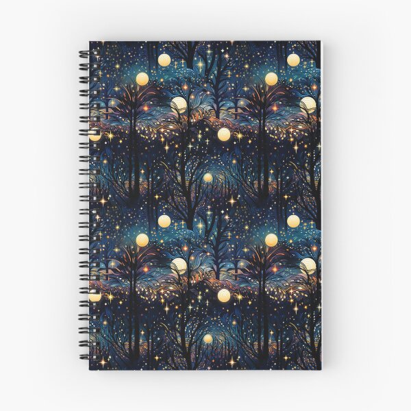 Item preview, Magical Memphis Christmas: Dreamy Starry Night Pattern designed and sold by Moisky Patterns.
