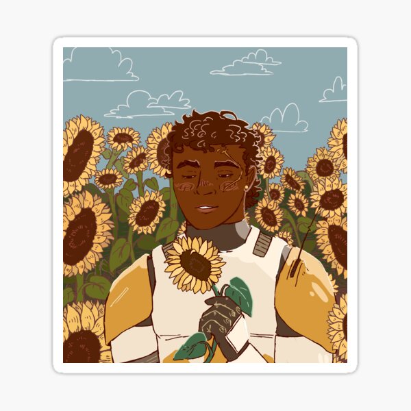 Vista previa del artículo con la obra «¡Hombre girasol!», diseñado y vendido por fruitt-tea.
