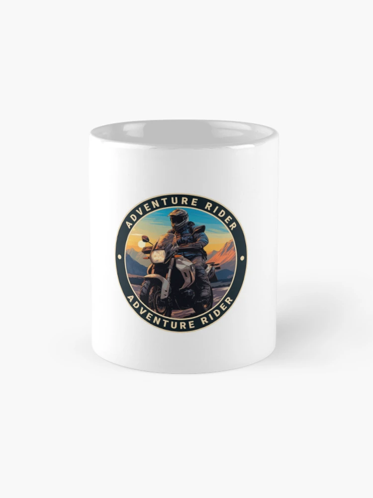 Thumbnail 4 of 6, Coffee Mug, Adventure Rider Sticker | ADV Rider designed and sold by ronengel.