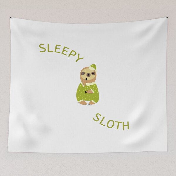 Item preview, Sleepy sloth designed and sold by InkGlow.