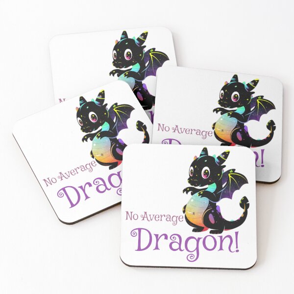 Item preview, Cute Black Dragon Humor Illustration  designed and sold by DragonRealms.