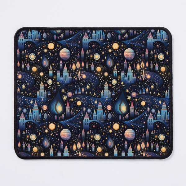 Item preview, Celestial Yuletide Adventure: Starry Memphis Christmas Sky designed and sold by Moisky Patterns.