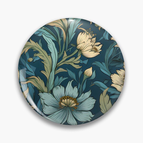 Item preview, William Morris Style Botanical Floral Pattern Repeating - Style 5 designed and sold by Eddie Chester.