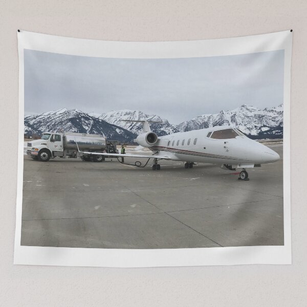 Item preview, Learjet 60XR Taking on Fuel in Jackson Hole designed and sold by BLGeiger2023.
