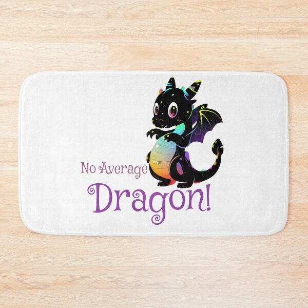 Item preview, Cute Black Dragon Humor Illustration designed and sold by DragonRealms.
