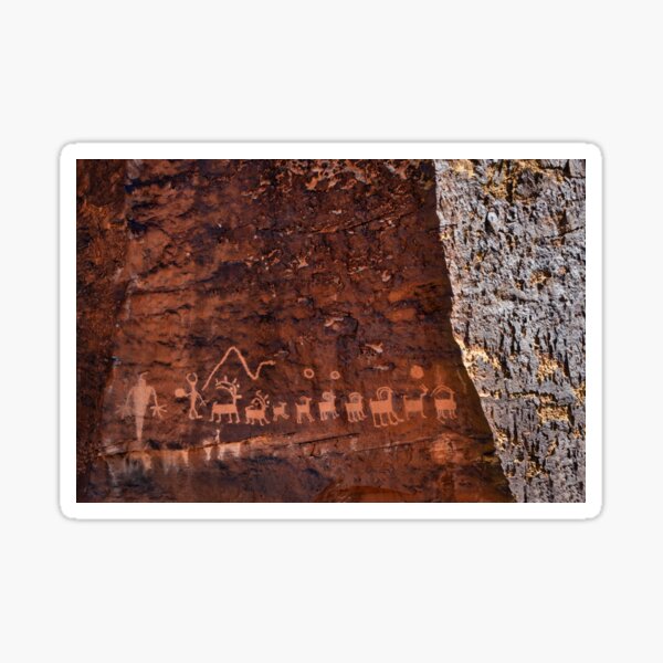 Item preview, The Santa Claus Panel In Nine Mile Canyon designed and sold by Kevin Wellard.