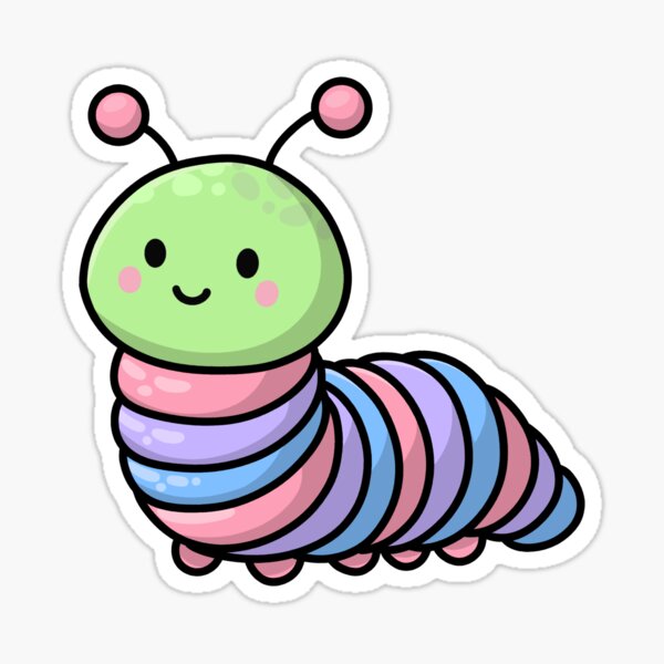 How to draw a cute caterpillar - YouTube