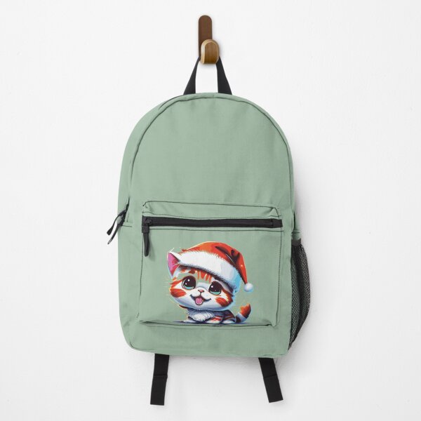 Item preview, Happy Kitten in a Santa Hat designed and sold by LornaHamel.