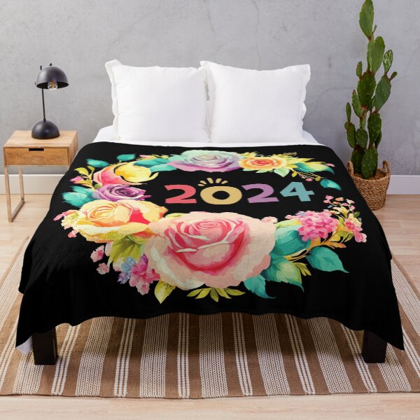 Item preview, 2024 year floral,pastel colors designed and sold by cutecrazytshirt.
