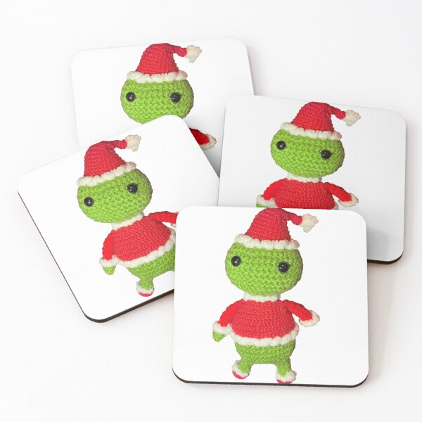 Item preview, The Grinch Crochet Doll designed and sold by ItemCrafter.