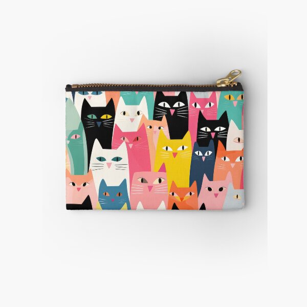 Item preview, Cat Diversity - Retro Folk Feline Inclusion designed and sold by GalleryOXO.