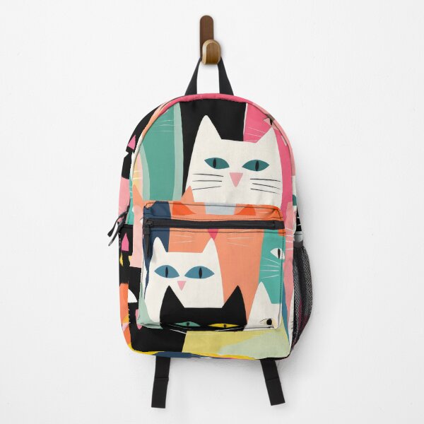 Item preview, Cat Diversity - Retro Folk Feline Inclusion designed and sold by GalleryOXO.