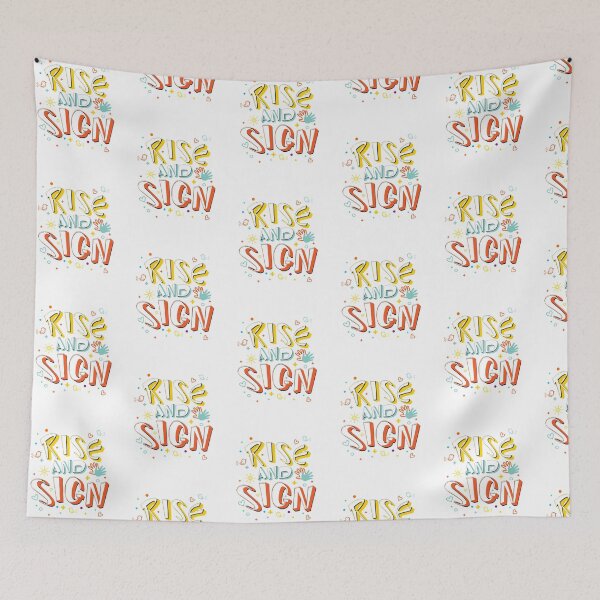 Item preview, Rise And Sign designed and sold by BSLBear.
