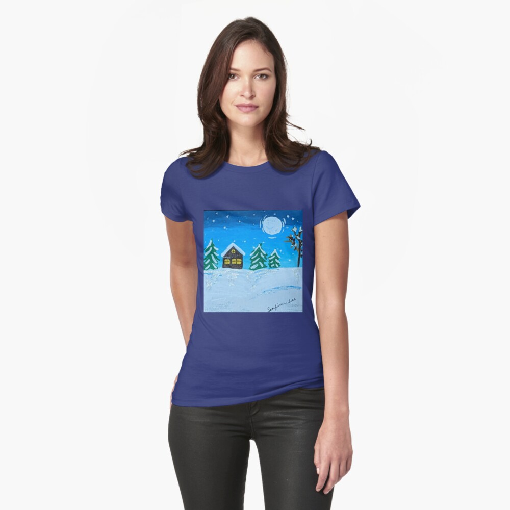 Item preview, Fitted T-Shirt designed and sold by Ladyinthemitten.