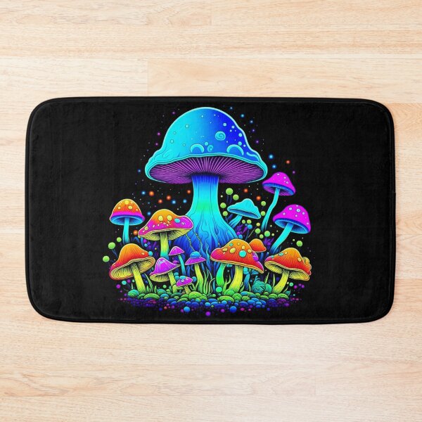 Item preview, Psychedelic Magical Mushrooms and Toadstools  designed and sold by PugD.