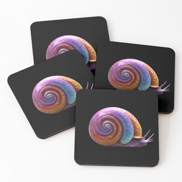 Item preview, Snail with Beautiful Colorful Shell designed and sold by Aquillashop.