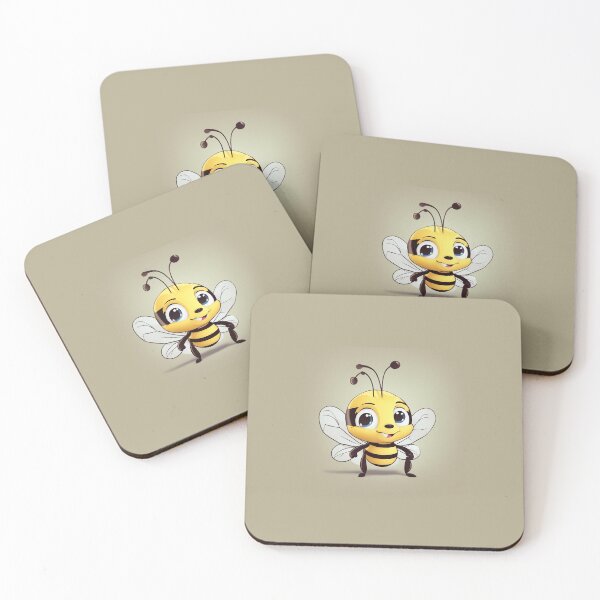 Item preview, Cute bee doing a squat designed and sold by CharlieEd123.