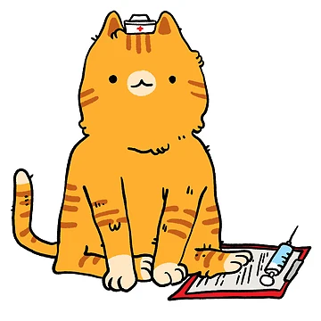 Artwork thumbnail, Nurse Cat by Childish by Design