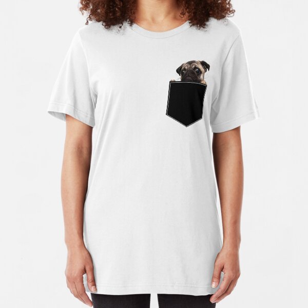 Pug Pocket Slim Fit T-Shirt
