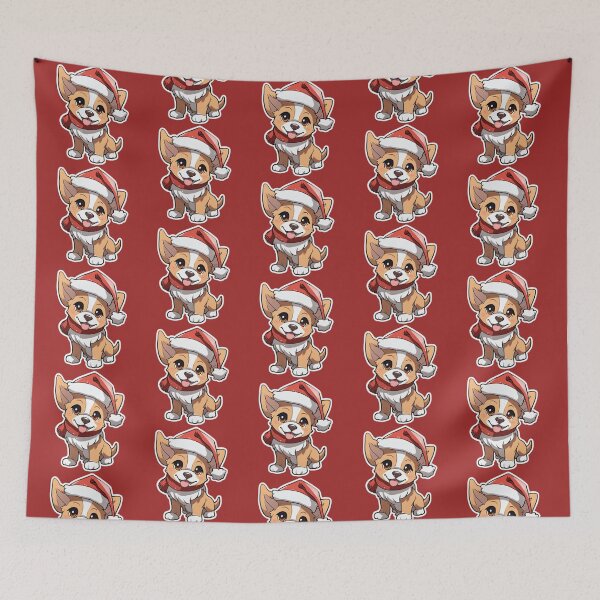 Item preview, Christmas dog edition sticker designed and sold by SketchysDESIGNS.